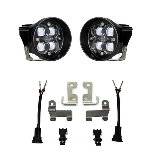 Baja Designs 2016+ Toyota RAV4 Squadron Fog Light Pocket Kit - Clear - Burkken Auto Parts