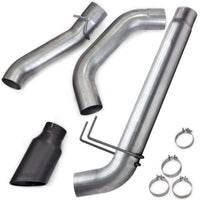 Banks Power 19-23 Dodge RAM Monster Exhaust 5.0in Single 6.7L CCLB DRW w/ SideKick Black Tip - Burkken Auto Parts
