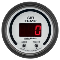 Autometer Phantom 2-1/16in 0-300 Degree F Digital Dual Air Temp Gauge - Burkken Auto Parts