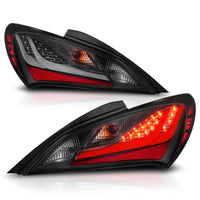 ANZO 10-13 Hyundai Genesis 2DR LED Taillights Smoke - Burkken Auto Parts