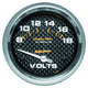 Autometer Carbon Fiber 2-5/8in 18V Electric Voltmeter Gauge - Burkken Auto Parts