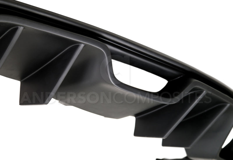 Anderson Composites 15-16 Ford Mustang Type-AR Fiberglass Rear Diffuser - Burkken Auto Parts