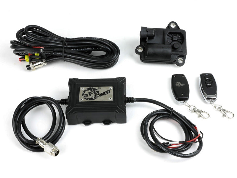 aFe Gemini XV 3in 304 SS Cat-Back Exhaust w/ Cutout 09-18 GM Trucks 4.3L/4.8L/5.3L w/ Black Tips - Burkken Auto Parts