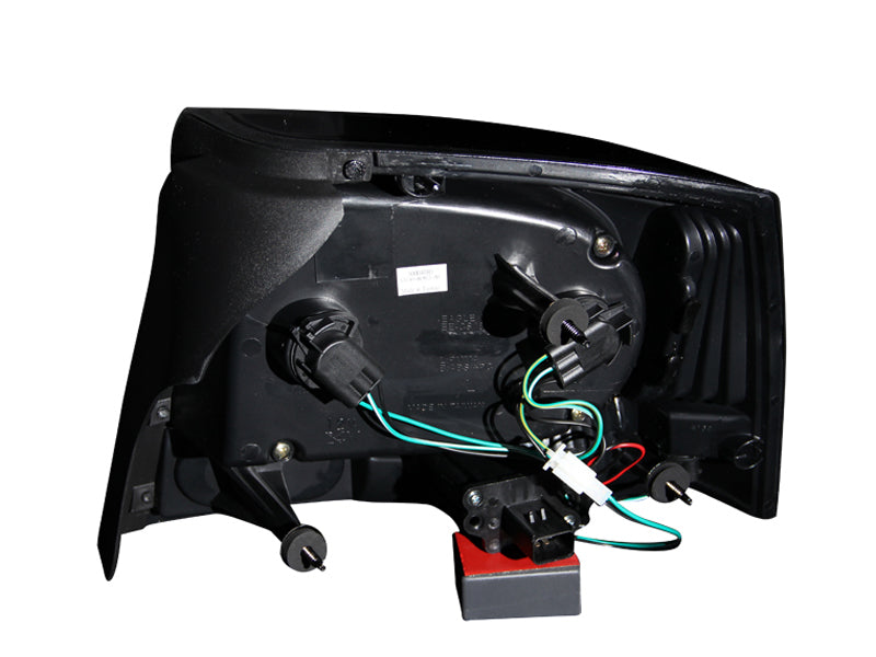 ANZO 2006-2008 Dodge Charger LED Taillights Dark Smoke - Burkken Auto Parts