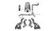 Corsa 2012-2014 Cadillac Escalade DUB 6.2L V8 Polished Sport Cat-Back Exhaust - Burkken Auto Parts