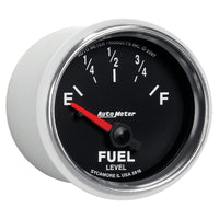 AutoMeter Gauge Fuel Level 2-1/16in. 240 Ohm(e) to 33 Ohm(f) Elec Gs - Burkken Auto Parts
