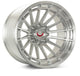 Vossen LCX-01 22x10 - 8x180 - ET18 - Deep - 124.3 - Brushed Gloss Clear Wheel