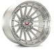 Vossen LCX-01 20x10 - 6x139.7 - ET18 - Super Deep - 78.1 - Brushed Gloss Clear Wheel
