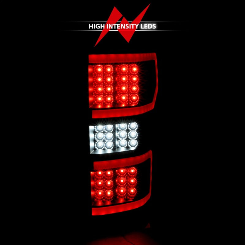 ANZO 18-19 Ford F-150 LED Taillights Black - Burkken Auto Parts