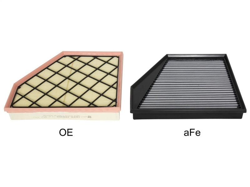 aFe Magnum FLOW Pro DRY S OE Replacement Filter 2016 Chevrolet Camaro SS V8 6.2L - Burkken Auto Parts