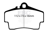 EBC 98-05 Porsche 911 (996) (Cast Iron Rotor only) 3.4 Carrera 2 Redstuff Rear Brake Pads - Burkken Auto Parts