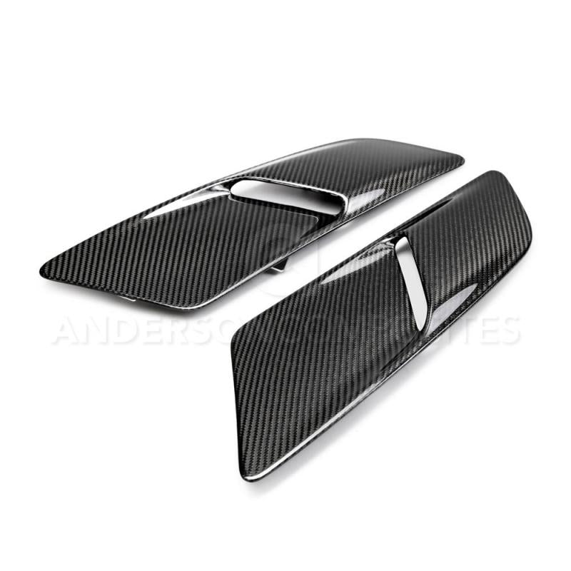 Anderson Composites 15-17 Ford Mustang GT Type-OE Hood Vents - Burkken Auto Parts