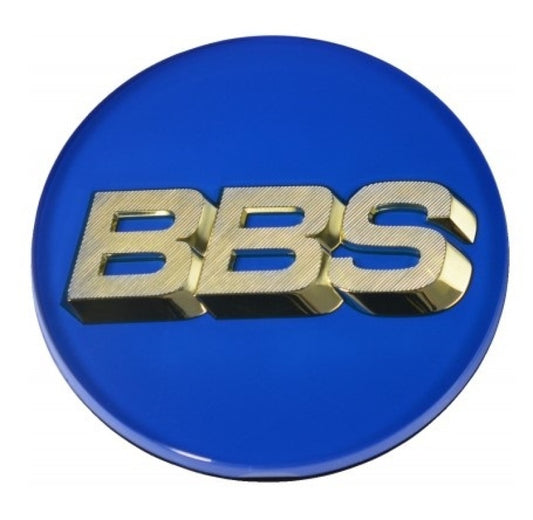 BBS Center Cap 70.6mm Blue/Gold (4-Tab) - Burkken Auto Parts