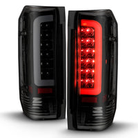 ANZO 1987-1996 Ford F-150 LED Taillights Black Housing Smoke Lens (Pair) - Burkken Auto Parts