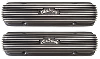 Edelbrock Valve Cover Classic Series Pontiac 1962-1979 301-455 CI V8 Black - Burkken Auto Parts