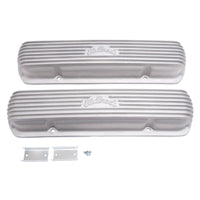 Edelbrock Valve Cover Classic Series Pontiac 1962-1979 301-455 CI V8 Satin - Burkken Auto Parts