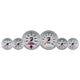 Autometer Pro-Cycle Gauge Kit 6 Pc. Kit 3 3/8in & 2 1/16in Bagger White - Burkken Auto Parts