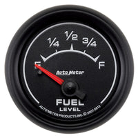 AutoMeter Gauge Fuel Level 2-1/16in. 0 Ohm(e) to 90 Ohm(f) Elec Es - Burkken Auto Parts