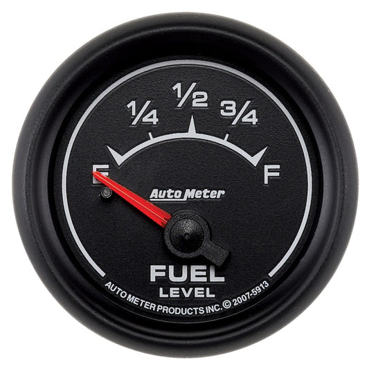 AutoMeter Gauge Fuel Level 2-1/16in. 0 Ohm(e) to 90 Ohm(f) Elec Es - Burkken Auto Parts