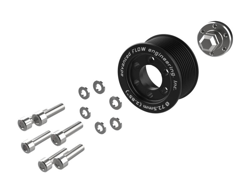 aFe 15-23 Dodge Challenger / 15-23 Dodge Charger SRT Hellcat 2.85in Supercharger Power Pulley Kit - Burkken Auto Parts