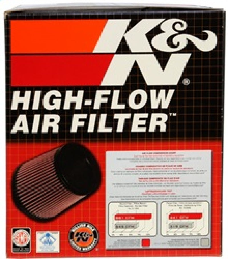 K&N Filter Universal Rubber Filter 5in Flange 6.5in Base 4.5in Top 5.5in Height - Burkken Auto Parts
