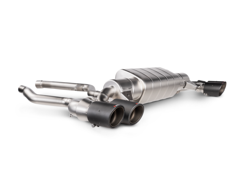 Akrapovic 2022 BMW M440i (G22, G23) Slip-On Line (Titanium) (Requires BMW Part #18308686640) - Burkken Auto Parts