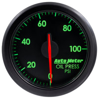 Autometer Airdrive 2-1/6in Oil Pressure Gauge 0-100 PSI - Black - Burkken Auto Parts