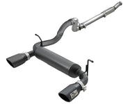 aFe Rebel Series 409 Stainless Steel Cat-Back Exhaust 18-21 Jeep Wrangler JL 2.0L (t) - Black Tip - Burkken Auto Parts