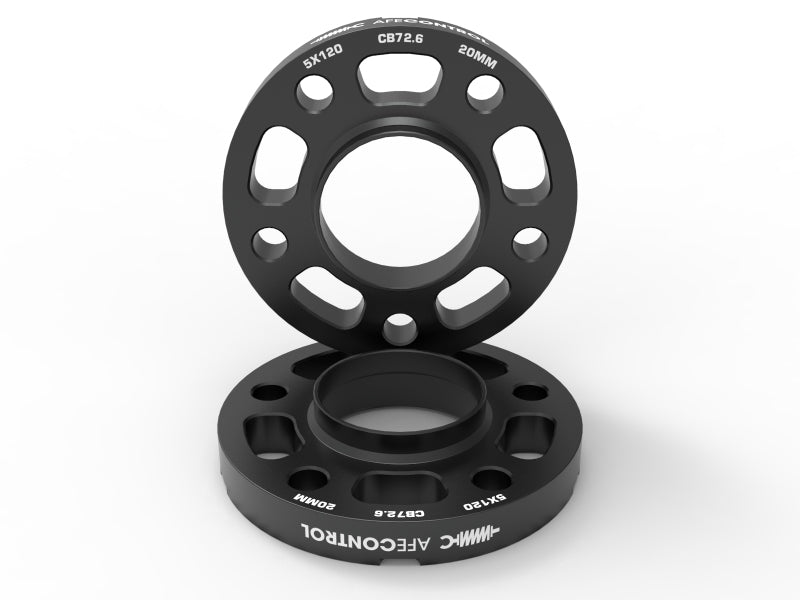 aFe CONTROL Billet Aluminum Wheel Spacers 5x120 CB72.6 20mm - BMW - Burkken Auto Parts