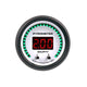 Autometer 52.4mm White Two Channel 0-2000 Degree Pyrometer (EGT) Phantom Elite Digital Gauge - Burkken Auto Parts