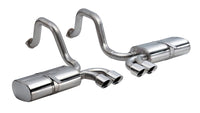 Corsa 1997-2004 Chevrolet Corvette C5 Z06 5.7L V8 Polished Sport Axle-Back Exhaust - Burkken Auto Parts