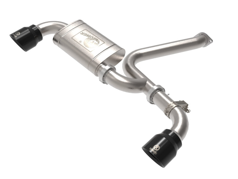aFe 22-23 Hyundai Kona N L4 2.0L (t) Takeda 3in SS Axle-Back Exhaust System w/ Black Tips - Burkken Auto Parts