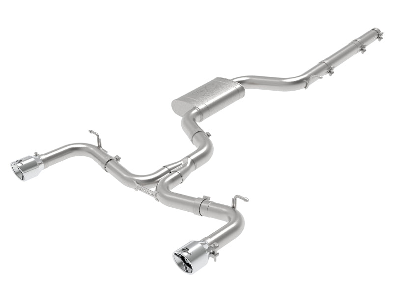 aFe MACHForce XP 3in-2.5in SS Exhaust Cat-Back 15-17 Volkswagen GTI (MKVII) L4-2.0L (t) - Polished - Burkken Auto Parts