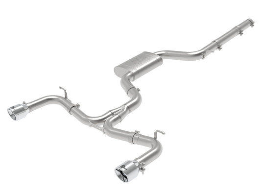 aFe MACHForce XP 3in-2.5in SS Exhaust Cat-Back 15-17 Volkswagen GTI (MKVII) L4-2.0L (t) - Polished - Burkken Auto Parts