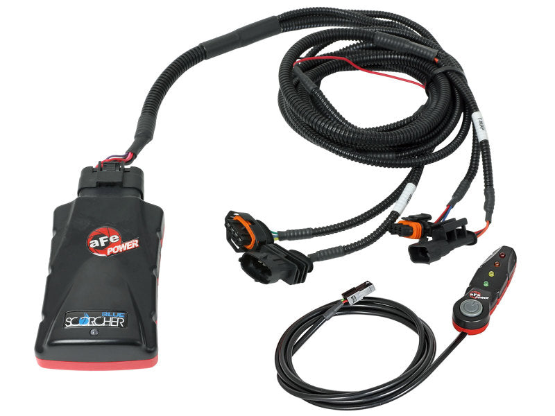 aFe Scorcher Blue Module 15-21 Ford Mustang Ecoboost L4-2.3L (t) - Burkken Auto Parts