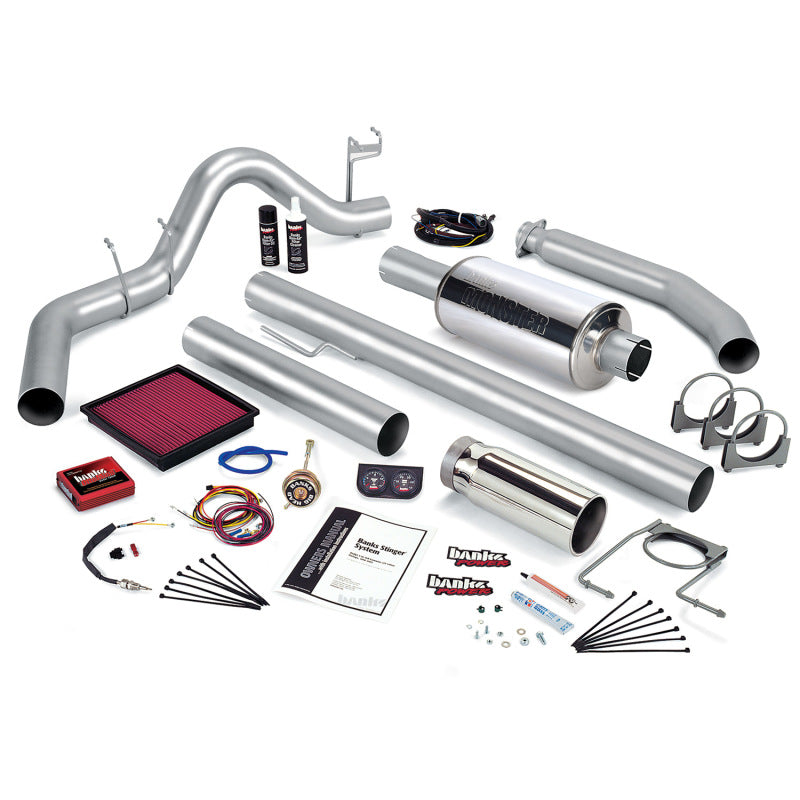 Banks Power 02 Dodge 5.9L 245Hp Ext Cab Stinger System - SS Single Exhaust w/ Chrome Tip - Burkken Auto Parts
