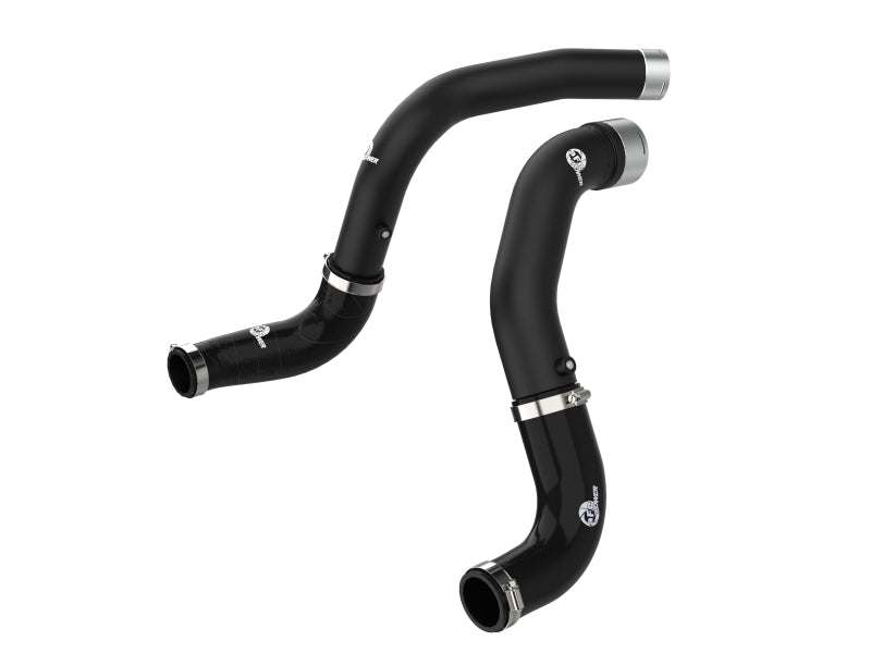 aFe BladeRunner Black 3in Intercooler Hot & Cold Side Pipe Kit 20-21 Jeep Wrangler V6-3.0L (td) - Burkken Auto Parts
