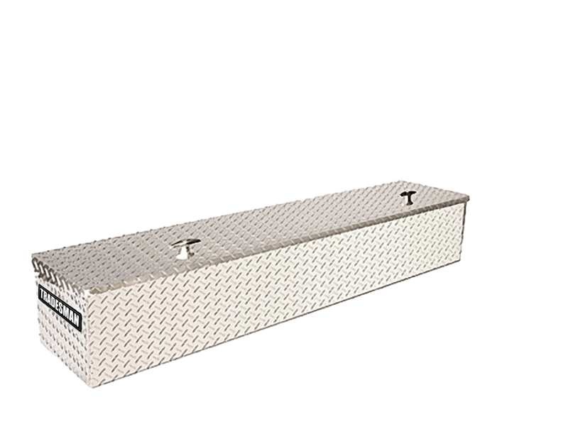 Tradesman Aluminum Flush Mount Truck Tool Box (60in.) - Brite - Burkken Auto Parts