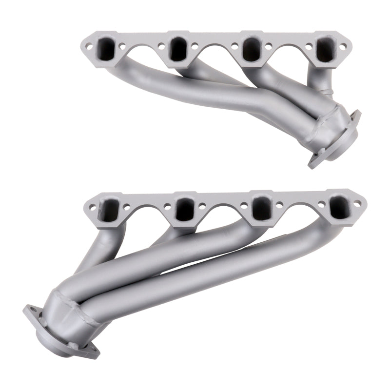 BBK 79-93 Mustang 351 Swap Shorty Unequal Length Exhaust Headers - 1-5/8 Titanium Ceramic - Burkken Auto Parts