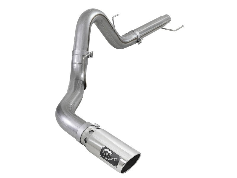 aFe 2021 Ford F-150 V6-3.0L (td) Large Bore 409 SS DPF-Back Exhaust System w/ Polished Tip - Burkken Auto Parts