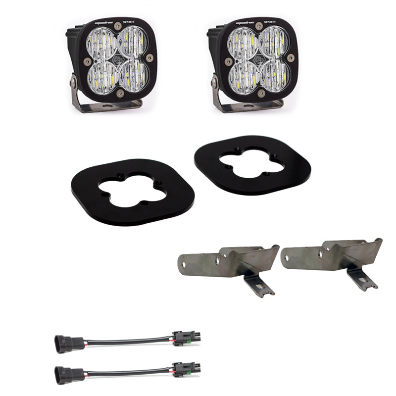 Baja Designs 11-16 Ford Super Duty Fog Squadron Pro Fog Pocket Kit - Burkken Auto Parts