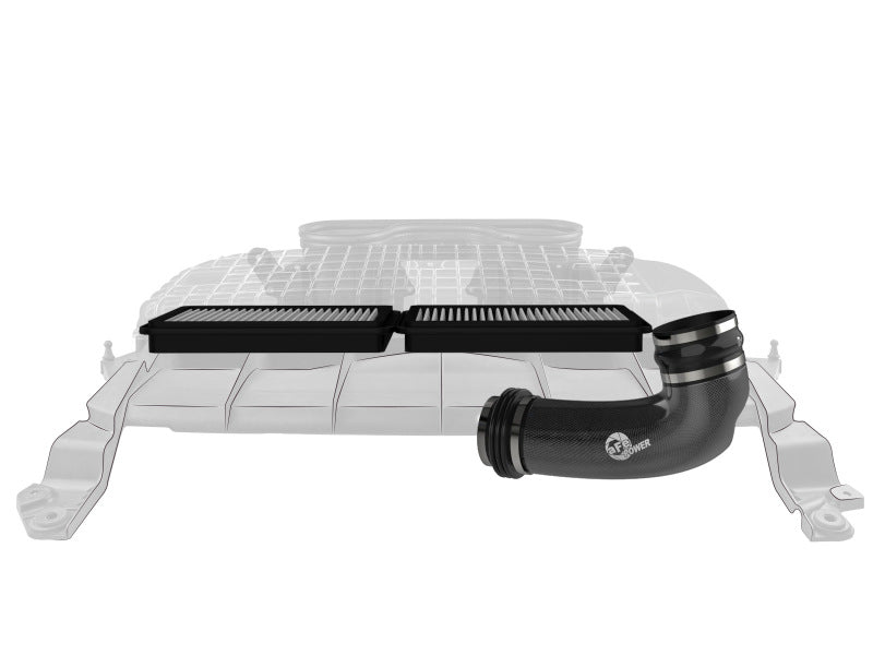 aFe Super Stock Carbon Fiber Pro Dry S Induction System 2021 RAM 1500 TRX V8-6.2L SC - Burkken Auto Parts