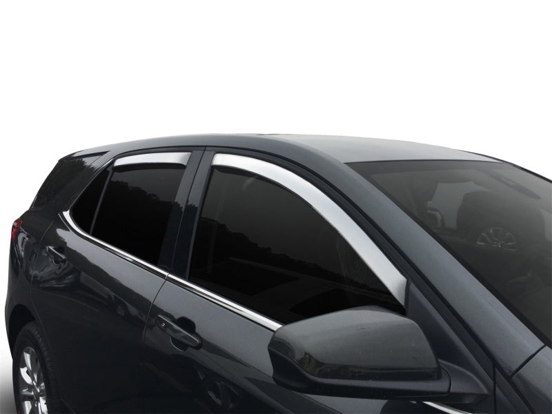 AVS 18-22 Chevrolet Equinox Ventvisor Window Deflectors 4pc - Chrome - Burkken Auto Parts