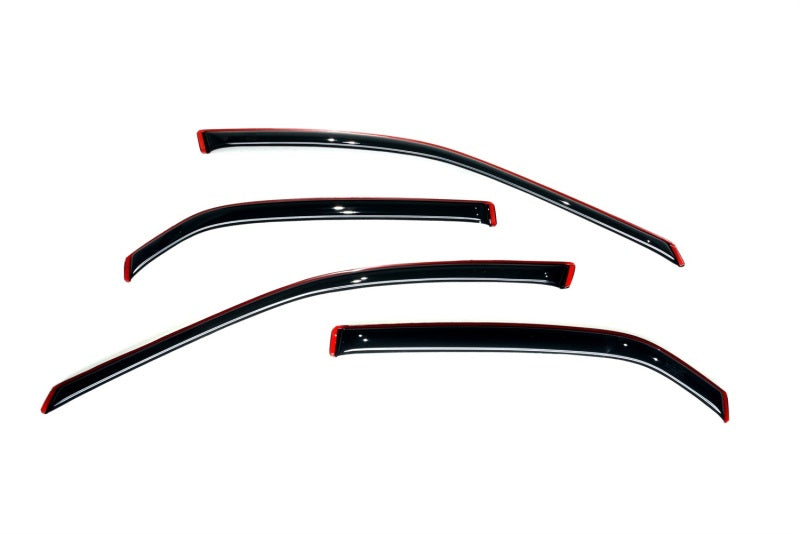 AVS 98-02 Honda Accord Ventvisor In-Channel Front & Rear Window Deflectors 4pc - Smoke - Burkken Auto Parts