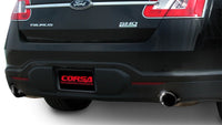 Corsa 2010-2019 Ford Taurus SHO 3.5L V6 Turbo Sport Cat-Back Exhaust w/ Dual 4in Black Tips - Burkken Auto Parts