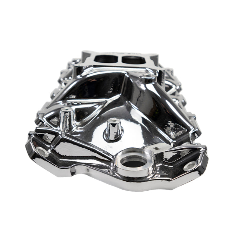 Edelbrock SBC Performer EPS Manifold - Chrome Plasma Coated - Burkken Auto Parts