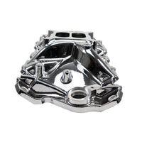 Edelbrock SBC Performer EPS Manifold - Chrome Plasma Coated - Burkken Auto Parts
