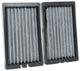 K&N 2018 Jeep Wrangler JL 2.0L/3.6L Cabin Air Filter - 2 Per Box - Burkken Auto Parts