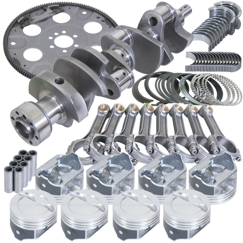 Eagle Chevy LT1350 1Pc 3.750in Crank 5.700in I-Beam 4.060in Pistons 153 Tooth FP Balanced Assembly - Burkken Auto Parts