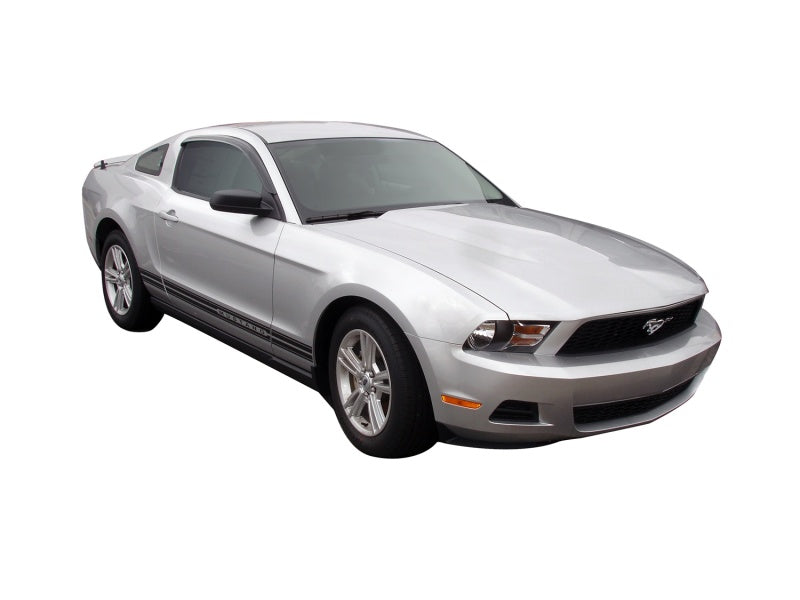 AVS 12-14 Ford Mustang Ventvisor Outside Mount Window Deflectors 2pc - Smoke - Burkken Auto Parts